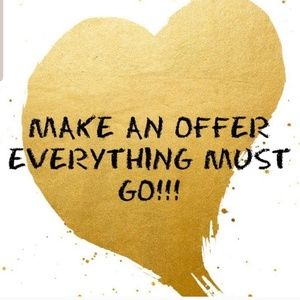 Closet clean out ...make an offer!!